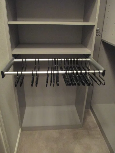Contemporary Gray Walk-in Wardrobe by Closet Solutions - Photo 6