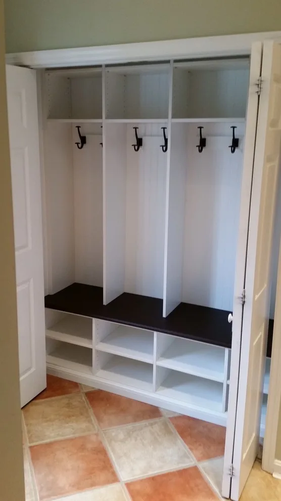 Mudroom and Laundry with Beadboard Design by Jessica Earley - Photo 3