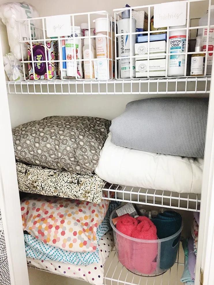compact linen storage by Organized Simplicity - Photo 5