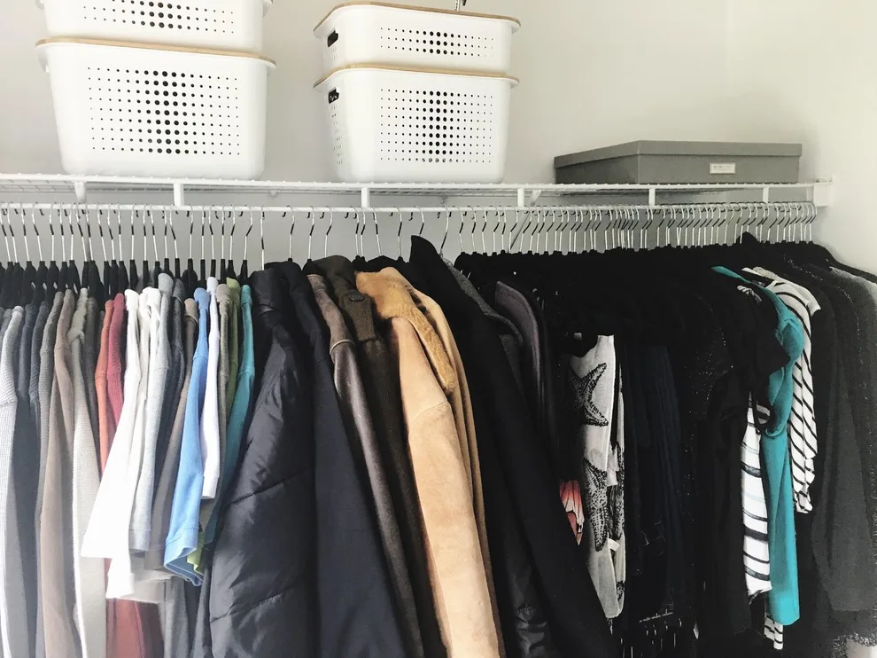 compact master closet by Organized Simplicity - Photo 4