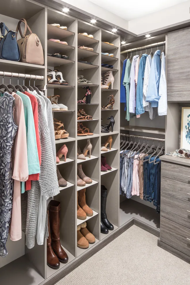 Bedroom Closet Organization in White by Innovate Home Org - Photo 63