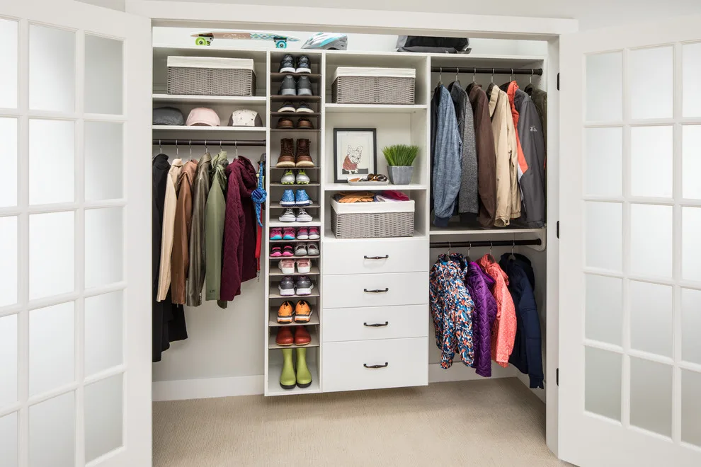 Bedroom Closet Organization in White by Innovate Home Org - Photo 27