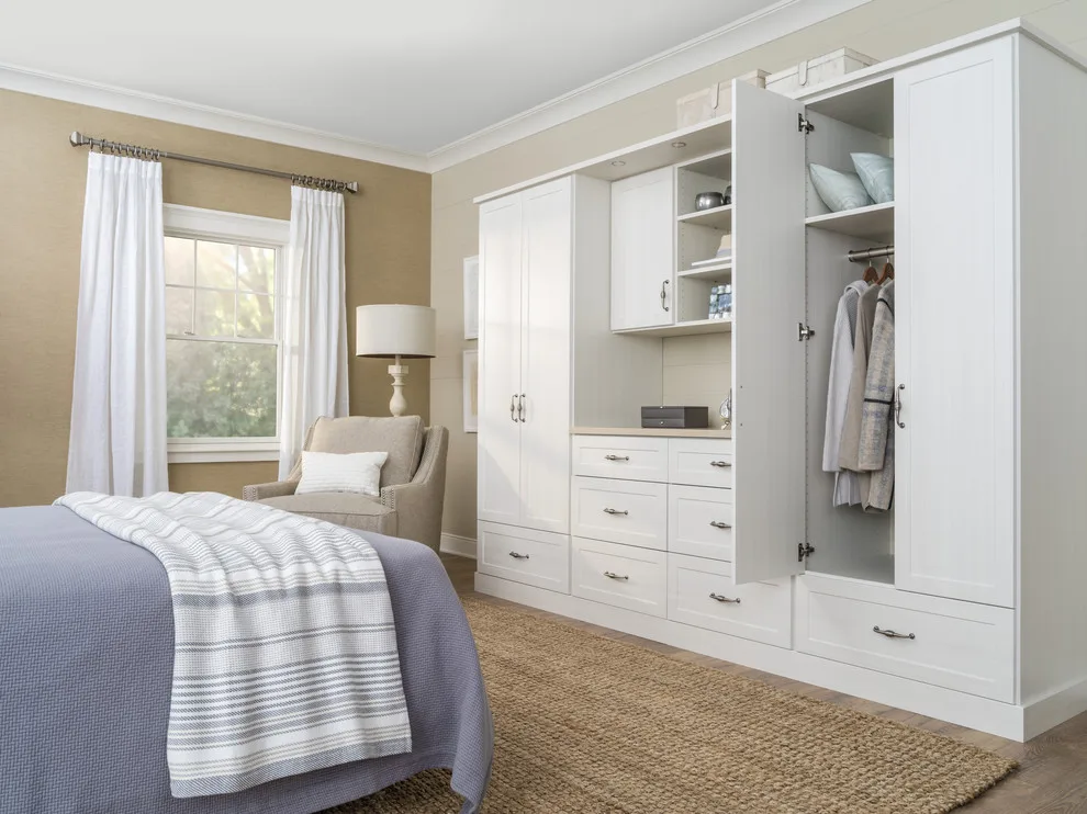 Bedroom Closet Organization in White by Innovate Home Org - Photo 51