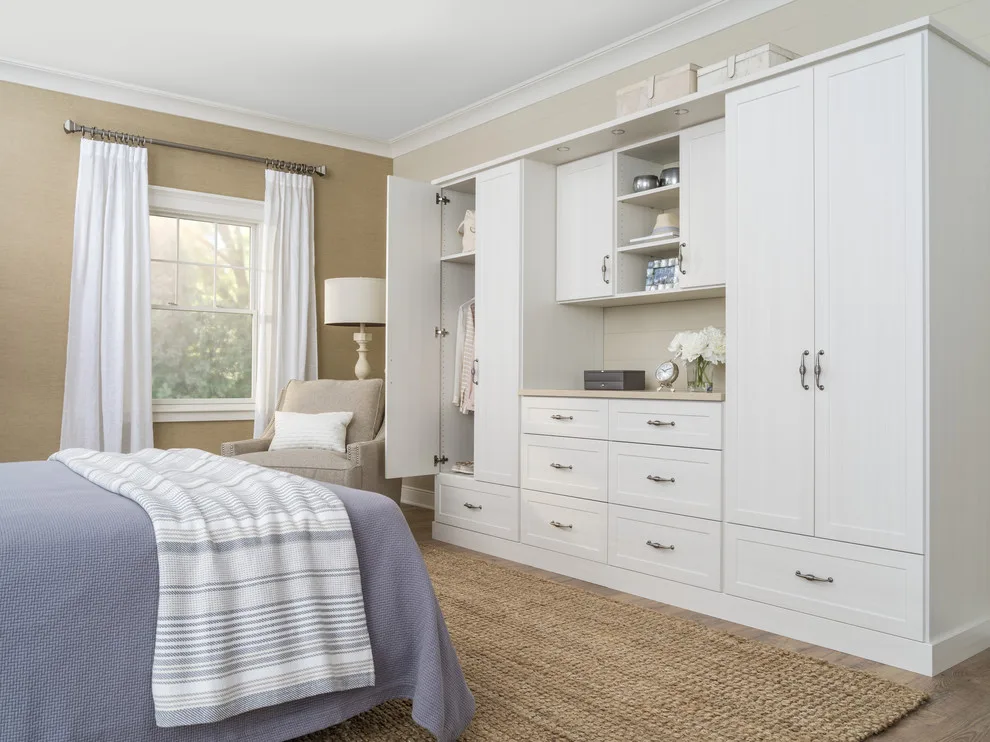 Bedroom Closet Organization in White by Innovate Home Org - Photo 52
