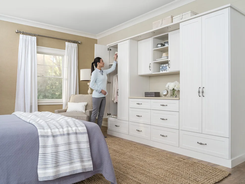 Bedroom Closet Organization in White by Innovate Home Org - Photo 40