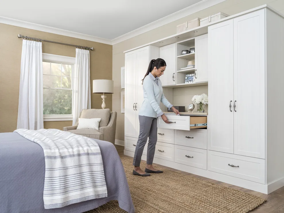 Bedroom Closet Organization in White by Innovate Home Org - Photo 5