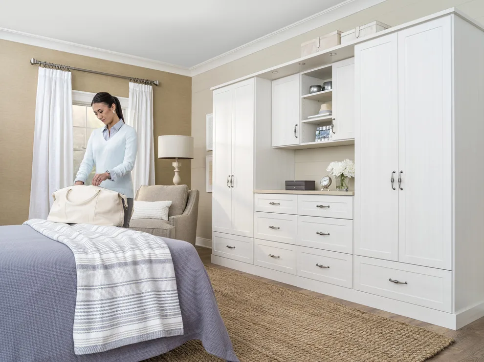 Bedroom Closet Organization in White by Innovate Home Org - Photo 79