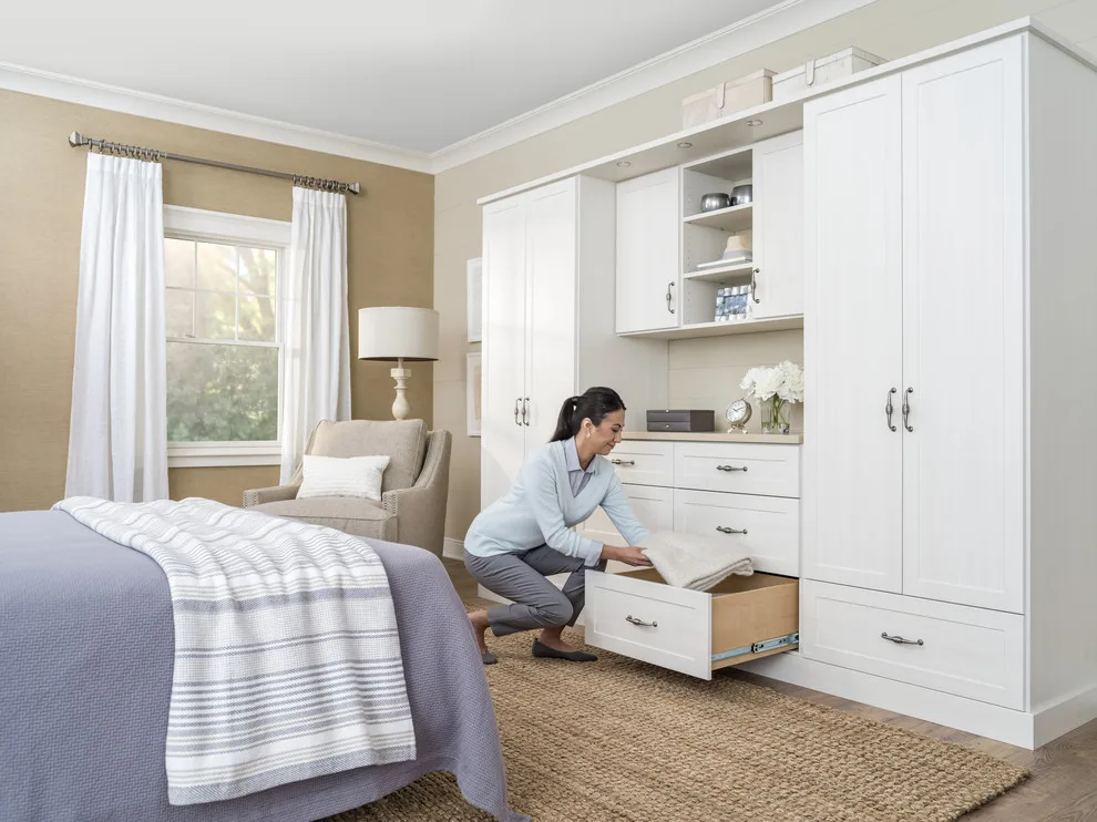 Bedroom Closet Organization in White by Innovate Home Org - Photo 48