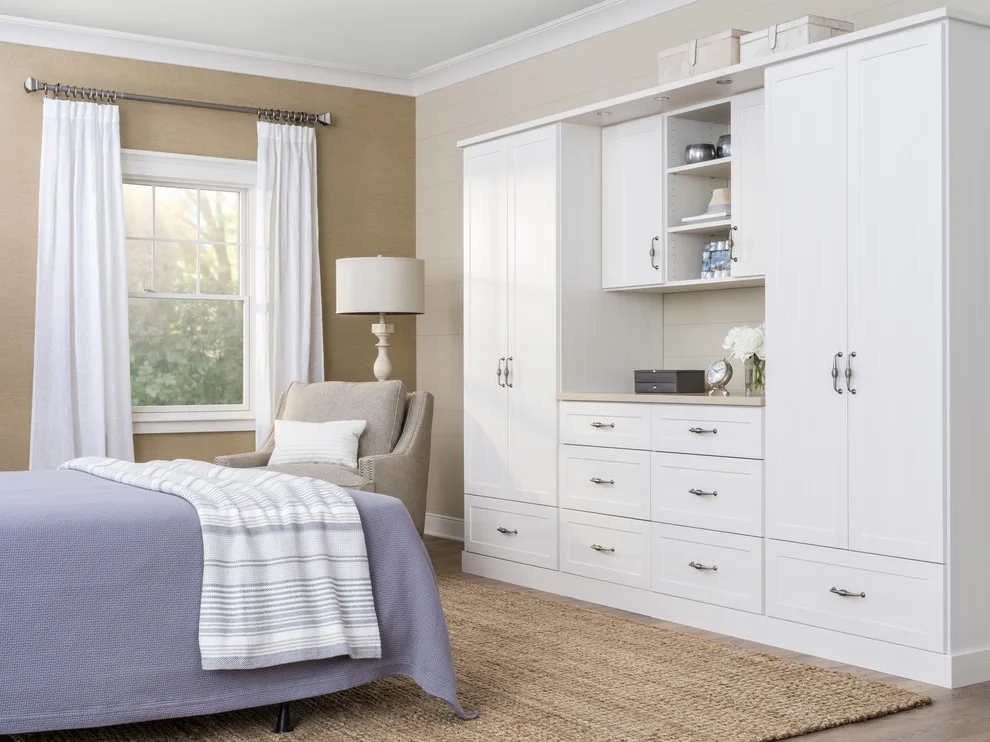 Bedroom Closet Organization in White by Innovate Home Org - Photo 77