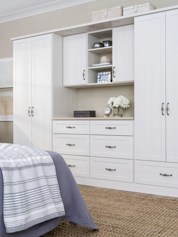 Bedroom Closet Organization in White by Innovate Home Org - Photo 22