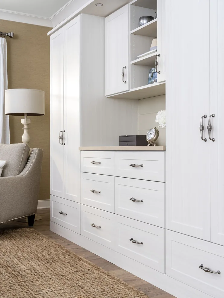 Bedroom Closet Organization in White by Innovate Home Org - Photo 54