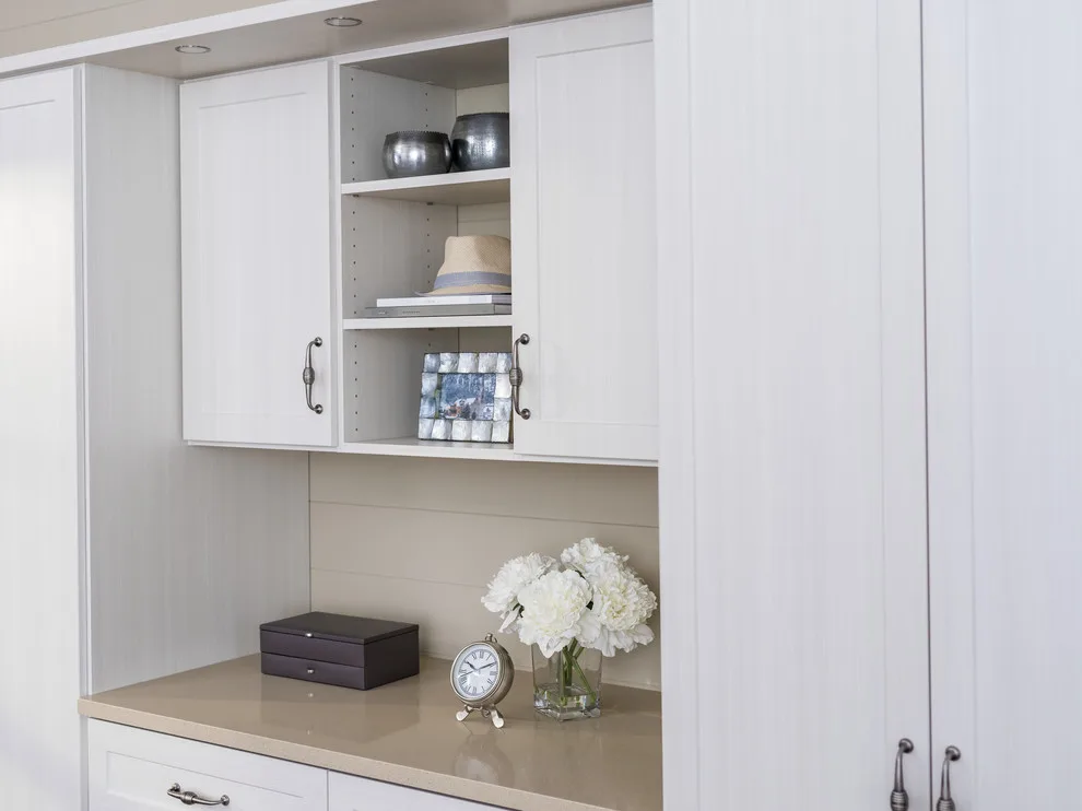 Bedroom Closet Organization in White by Innovate Home Org - Photo 70