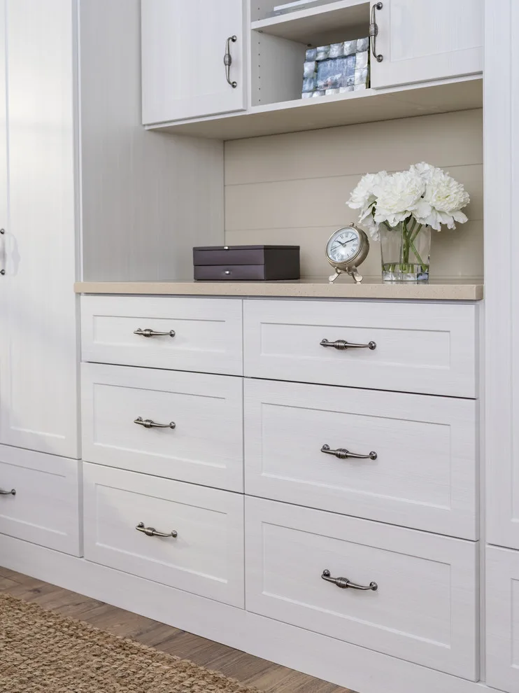Bedroom Closet Organization in White by Innovate Home Org - Photo 76