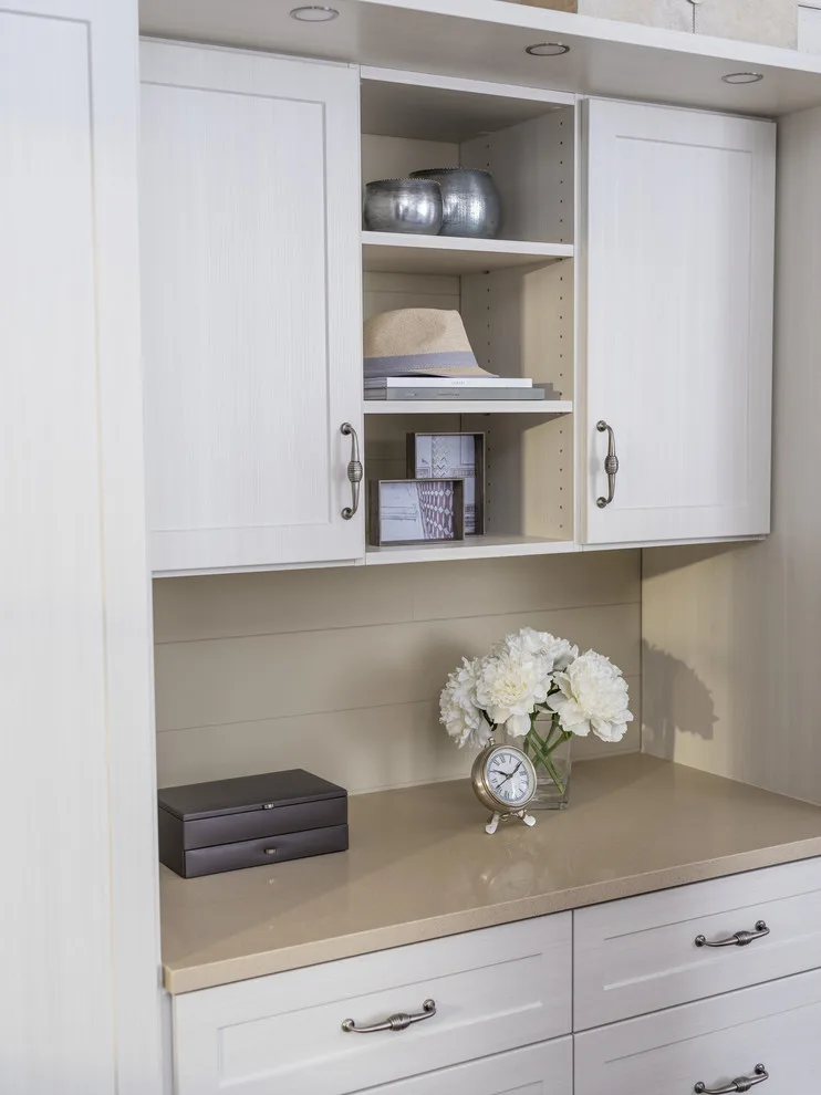 Bedroom Closet Organization in White by Innovate Home Org - Photo 74