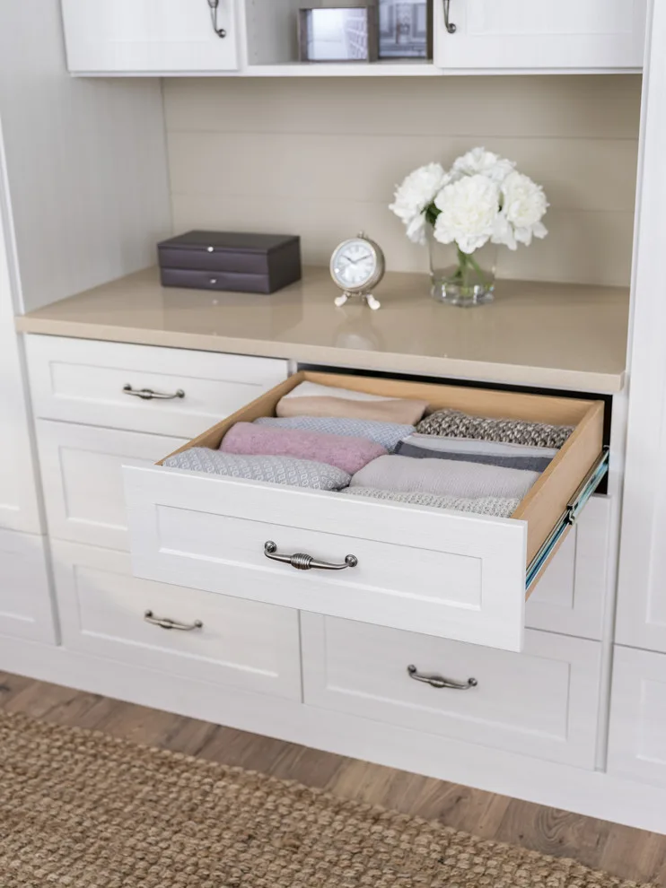 Bedroom Closet Organization in White by Innovate Home Org - Photo 20