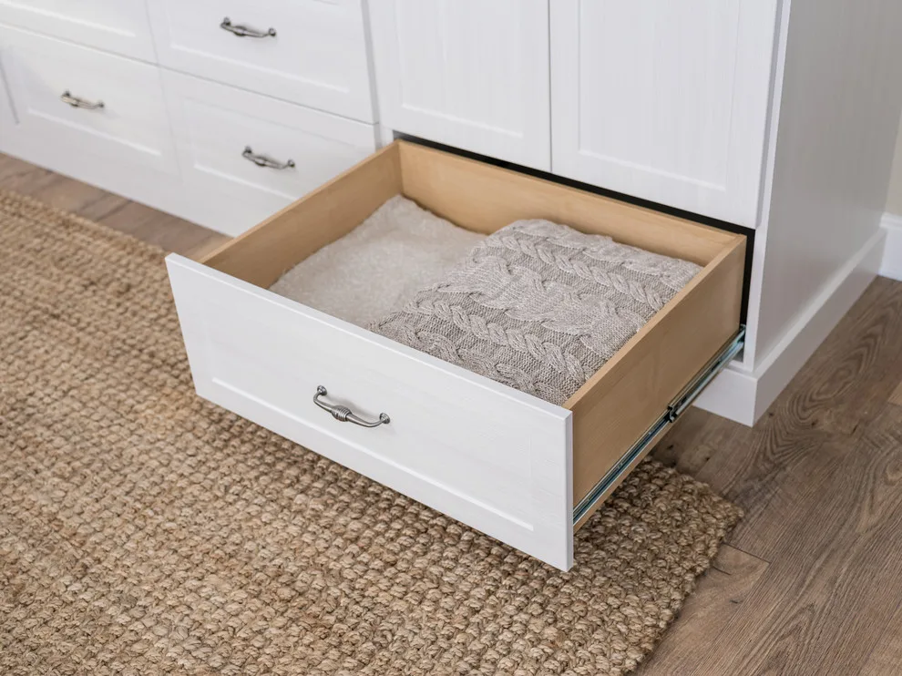 Bedroom Closet Organization in White by Innovate Home Org - Photo 28