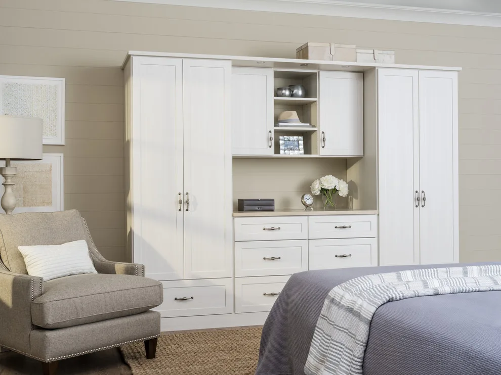 Bedroom Closet Organization in White by Innovate Home Org - Photo 59