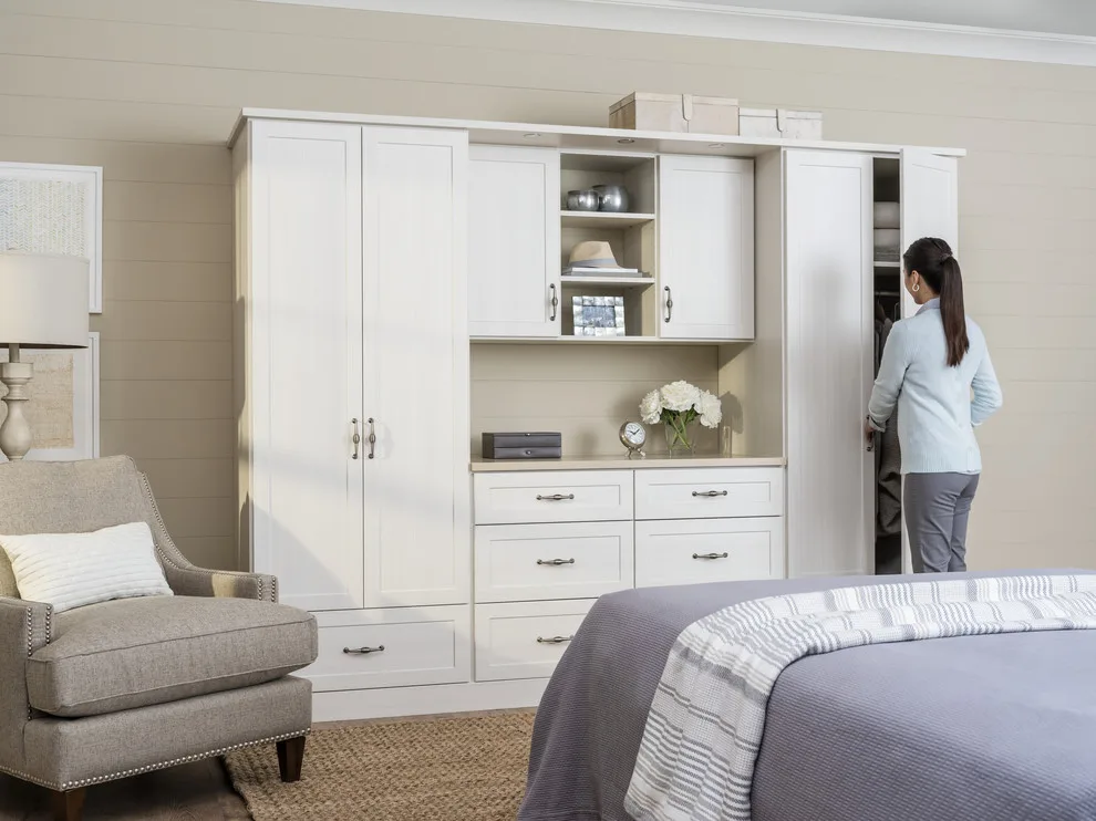 Bedroom Closet Organization in White by Innovate Home Org - Photo 45