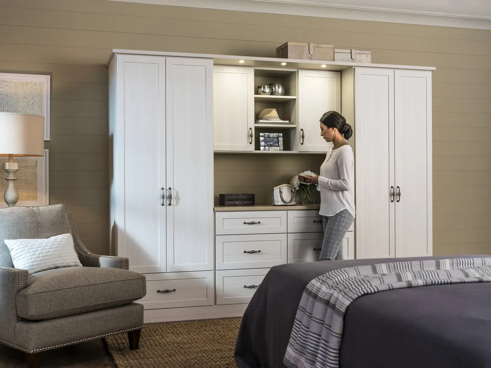 Bedroom Closet Organization in White by Innovate Home Org - Photo 30