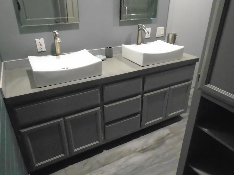 Modern Coastal Bathroom Renovation by Lace Designs - Photo 4