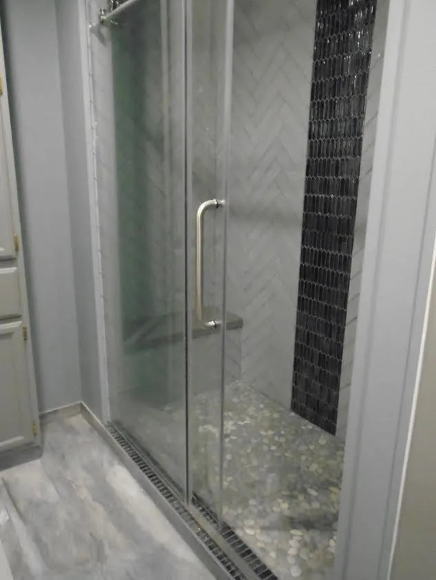 Modern Coastal Bathroom Renovation by Lace Designs - Photo 2