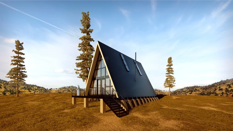 Boulder A-Frame Structure by F9 Productions Inc. - Photo 3