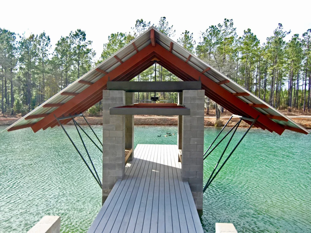 Briar Creek Farm Dock by Robert M. Cain, Architect - Photo 5