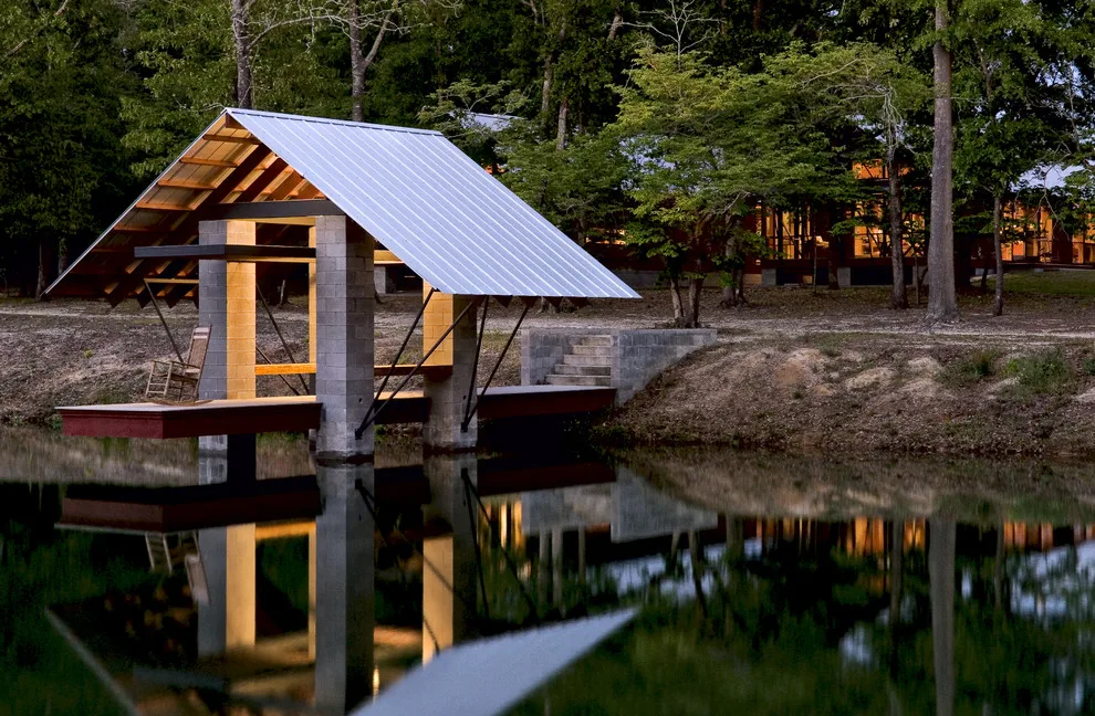 Briar Creek Farm Dock by Robert M. Cain, Architect - Photo 3