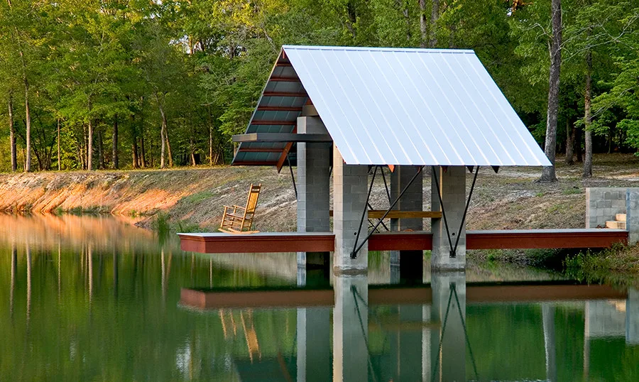 Briar Creek Farm Dock by Robert M. Cain, Architect - Photo 4