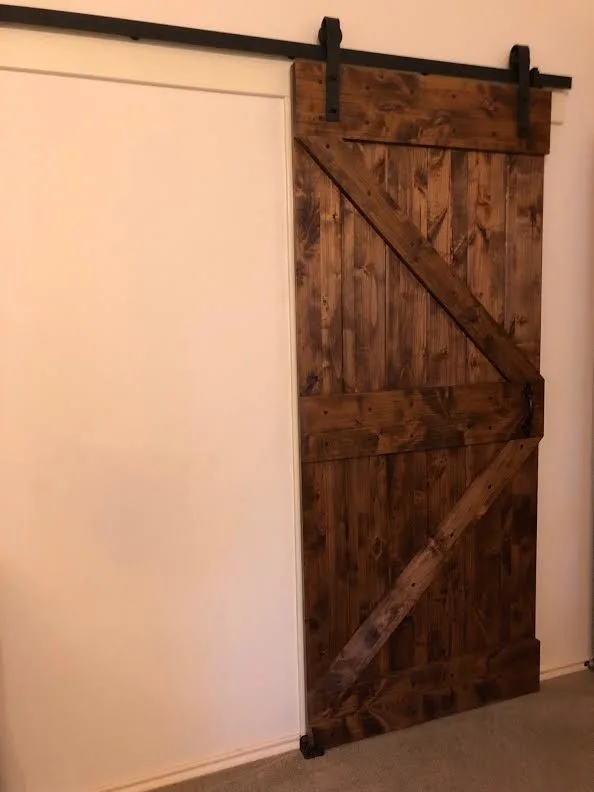 Radiant Barn Door Bathroom Renovation by Lace Designs - Photo 3