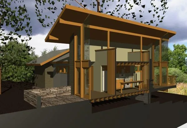 Lodge in the Forest by Matthias J Pearson Architect PLLC - Photo 3