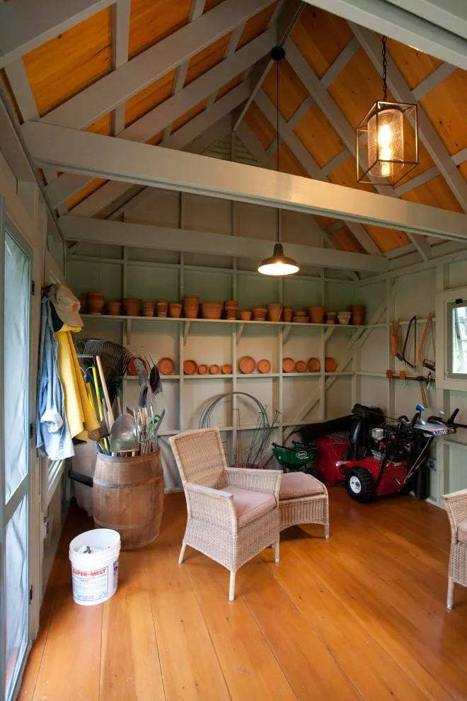 Camden Garden Storage Shed by Northends Architecture - Photo 9