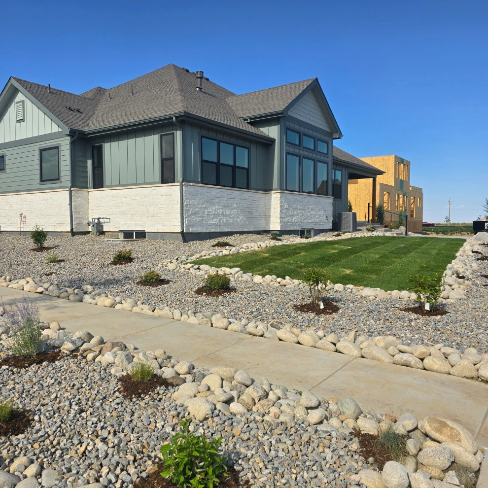 New Build Home Complete Landscaping Installation by Northern Colorado Landscaping - Photo 3