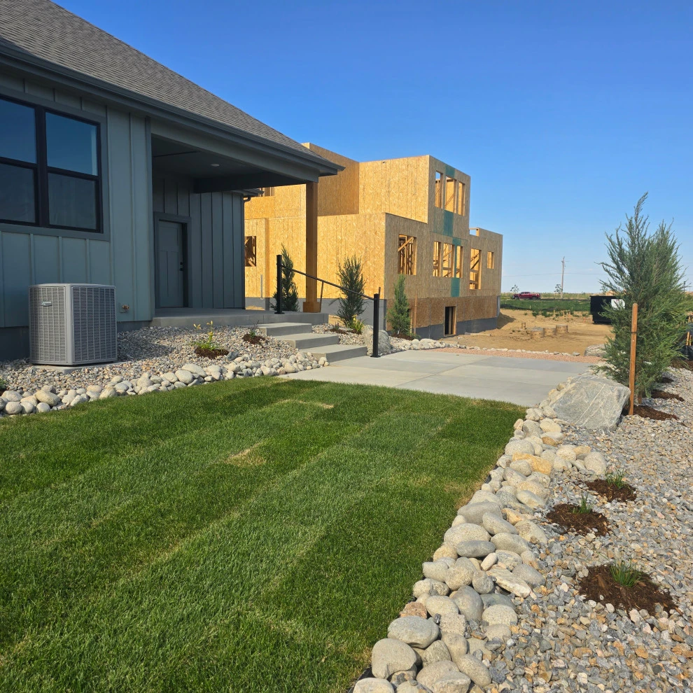 New Build Home Complete Landscaping Installation by Northern Colorado Landscaping - Photo 4