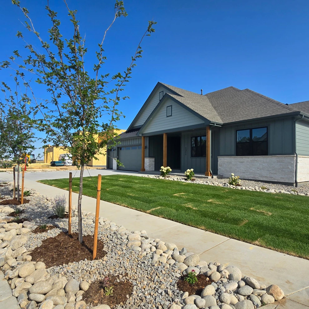 New Build Home Complete Landscaping Installation by Northern Colorado Landscaping - Photo 5