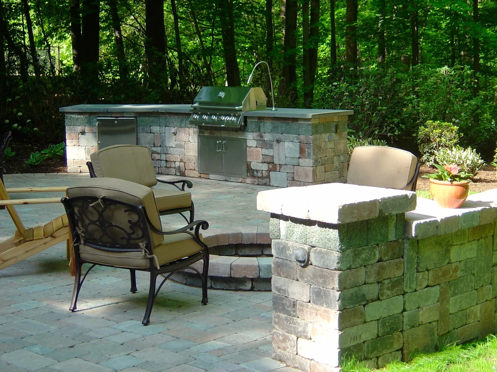 Custom Fire Pit by Pennella's Landscape Designs, LLC - Photo 9