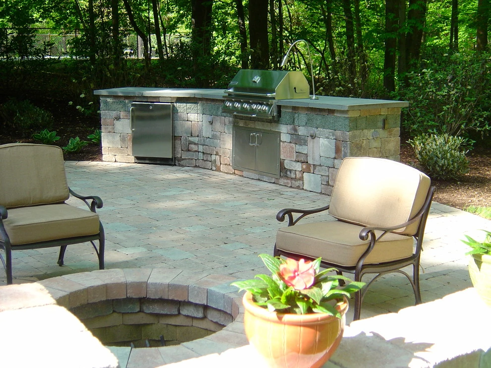 Custom Fire Pit by Pennella's Landscape Designs, LLC - Photo 7