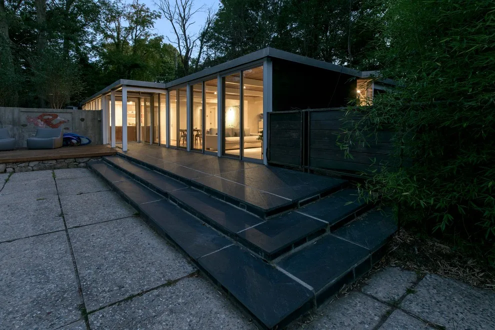 Contemporary Renovation at Chestnut Hill, Brookline, MA by Hammer Architects - Photo 8