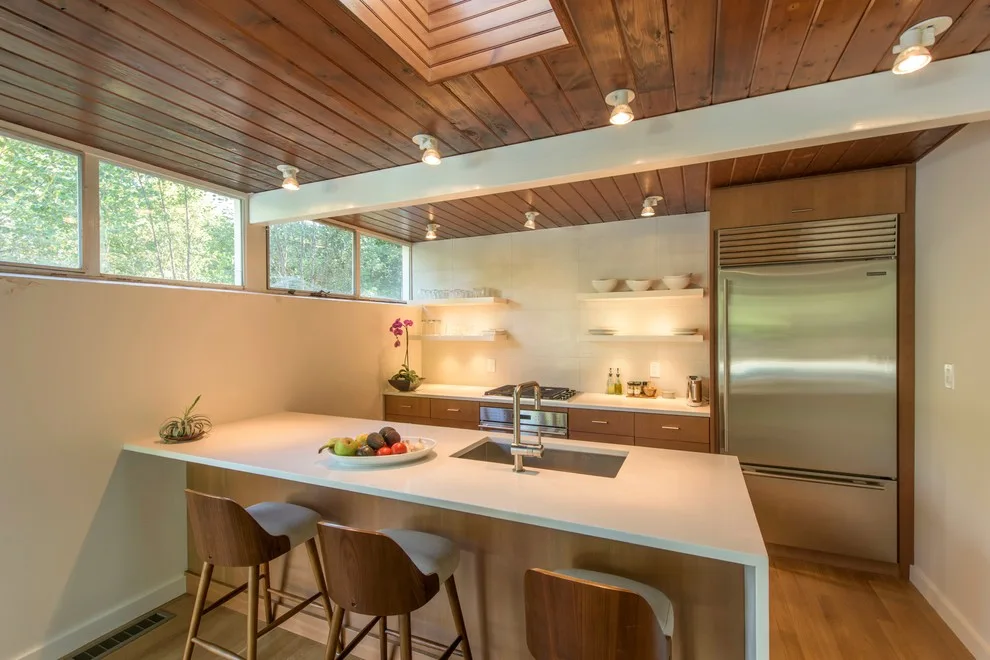 Contemporary Renovation at Chestnut Hill, Brookline, MA by Hammer Architects - Photo 11