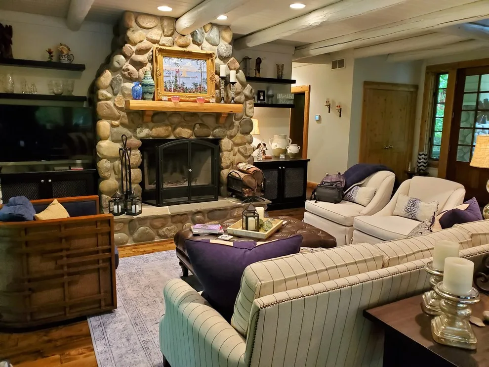Chestnut Valley Log Cabin Interior Renovation by Edgewater Design Group - Photo 2