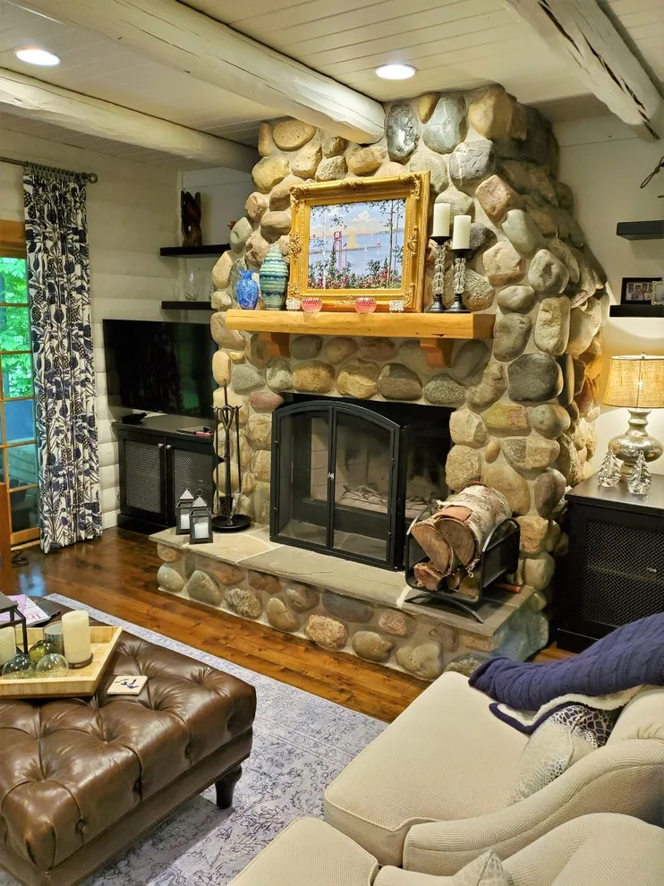 Chestnut Valley Log Cabin Interior Renovation by Edgewater Design Group - Photo 4