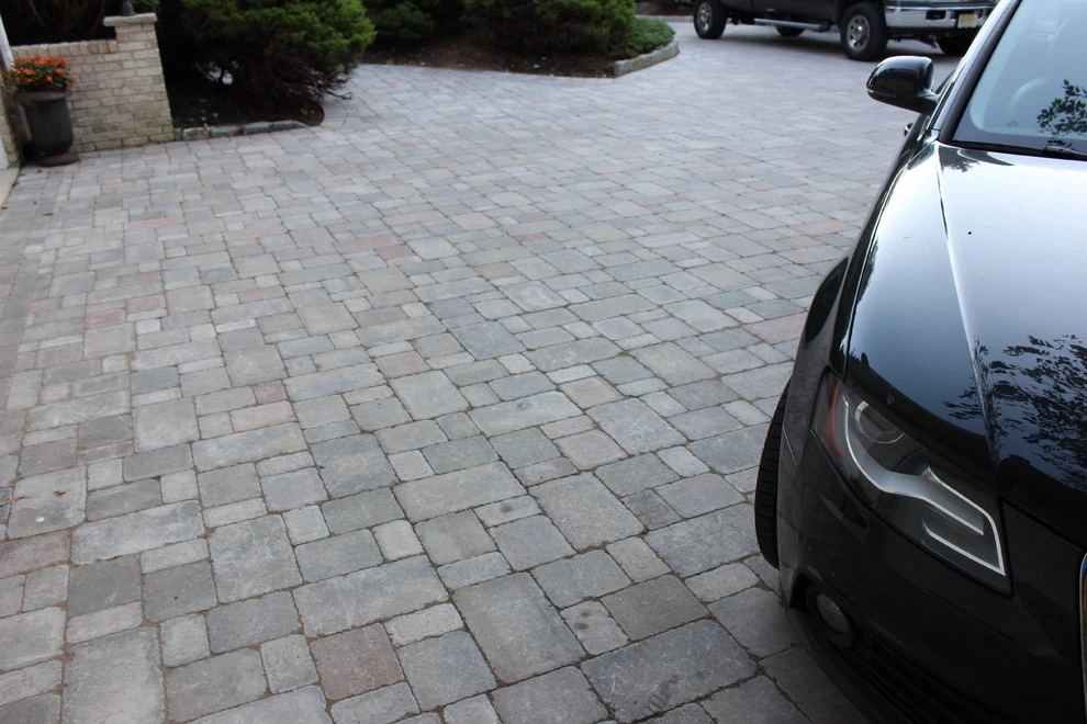 Custom Fire-Pit with Bluestone Patio & Paver Driveway by Pennella's Landscape Designs, LLC - Photo 10