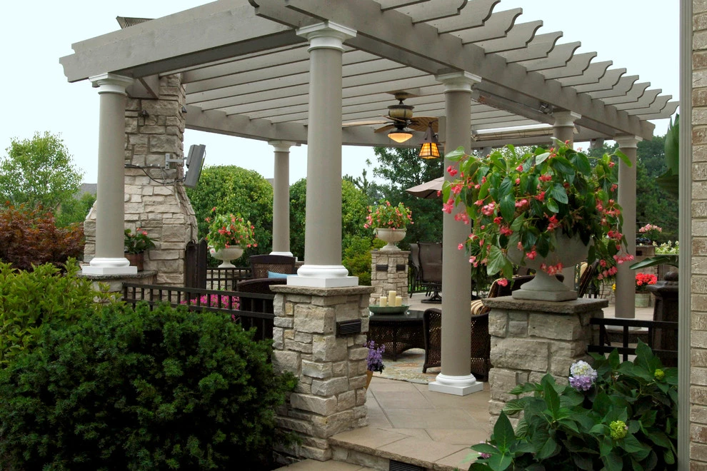 Outdoor Entertaining & Living Space by Poul's Landscaping & Nursery, Inc. - Photo 21
