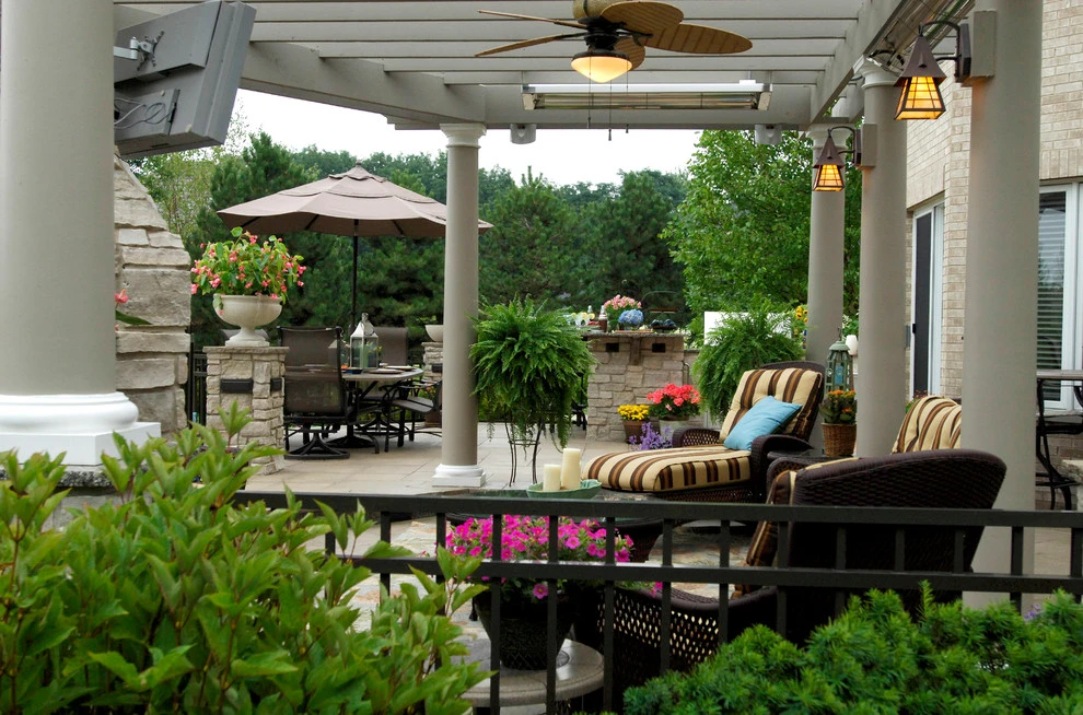 Outdoor Entertaining & Living Space by Poul's Landscaping & Nursery, Inc. - Photo 11