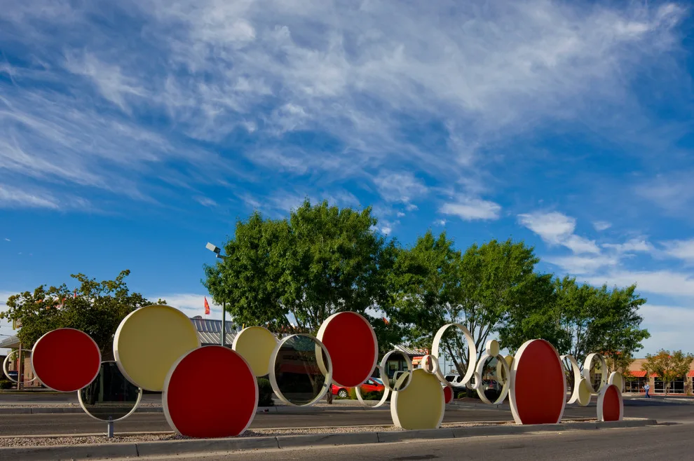 Albuquerque Circle Sculpture by William Kleinschmidt, Architect - Photo 4