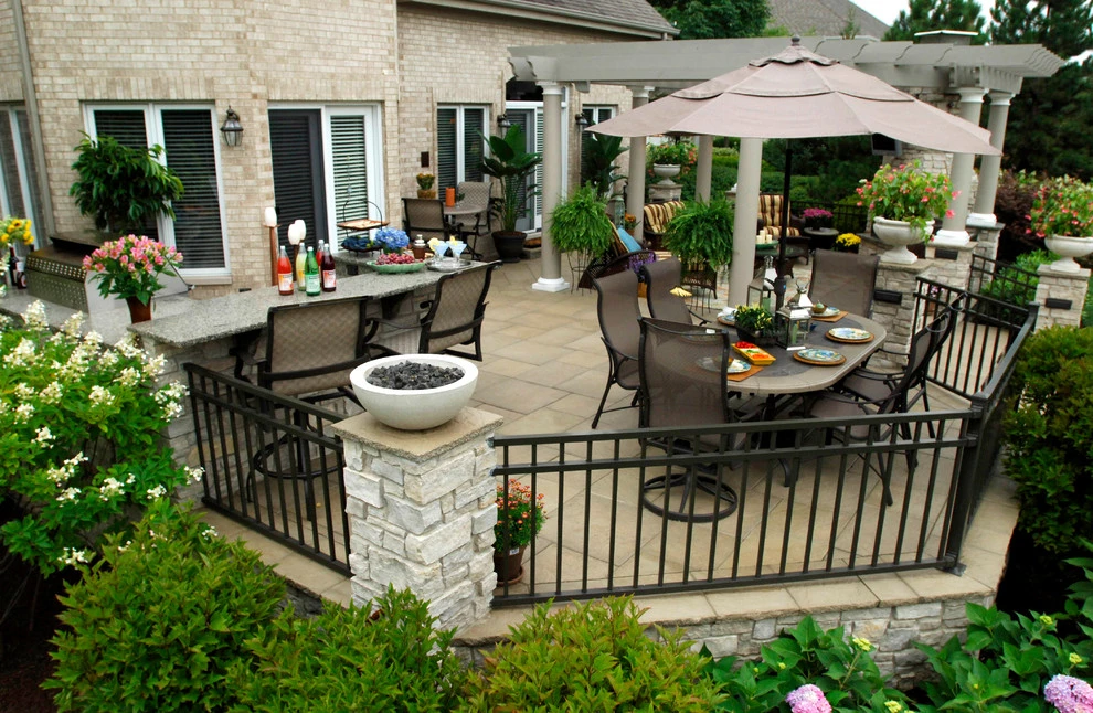 Outdoor Entertaining & Living Space by Poul's Landscaping & Nursery, Inc. - Photo 16