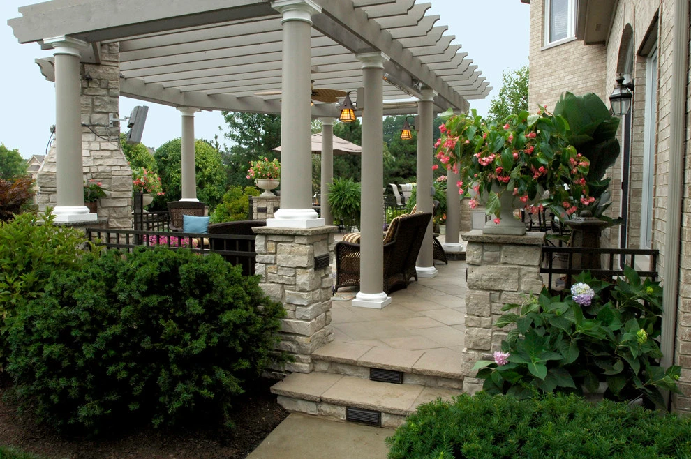 Outdoor Entertaining & Living Space by Poul's Landscaping & Nursery, Inc. - Photo 9