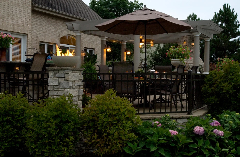 Outdoor Entertaining & Living Space by Poul's Landscaping & Nursery, Inc. - Photo 20