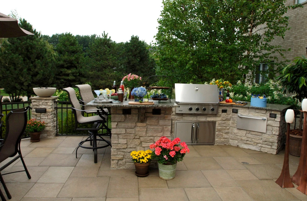 Outdoor Entertaining & Living Space by Poul's Landscaping & Nursery, Inc. - Photo 25