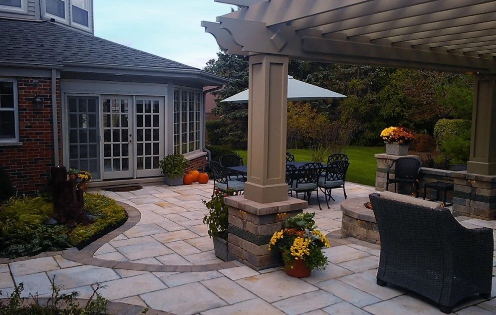 North Shore Cozy Patio and Firepit by Poul's Landscaping & Nursery, Inc. - Photo 2